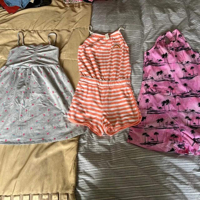 Girls Summer Dress/Play suit bundle. Age 7 & 7-8. Monsson/NEXT/M&S. VGC