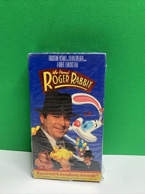 WHO FRAMED ROGER Rabbit VHS Touchstone Pictures Bob Hoskins EXCELLENT £ ...