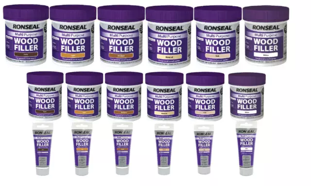 Ronseal Multi Purpose Wood Fillers 250g-465g-100g All Colours / Sizes Available!