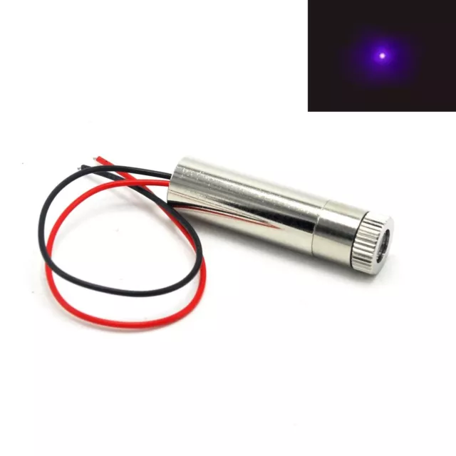 Violet/Blue Dot 405nm 10mW 20mW 50mW Focusable Laser Diode Module 3-5V