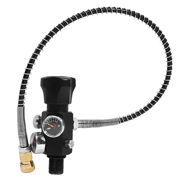 Tank Dual Gauge Charging with 50cm High Pressure Hose F6Z6