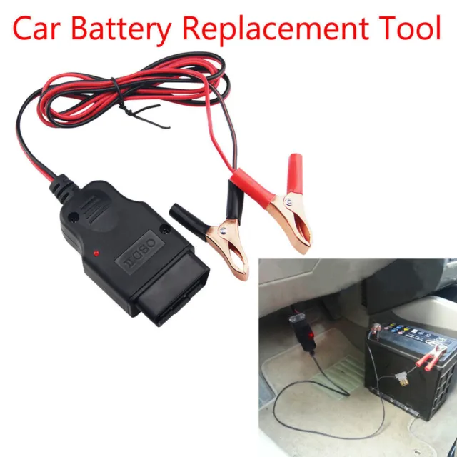 Car OBD Battery Replacement Tool Computer ECU Memory Saver Change Power Resume