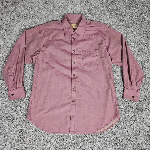 Stubbs Collection Shirt Men's Large Button Up Purple Grapes Wine Barrel