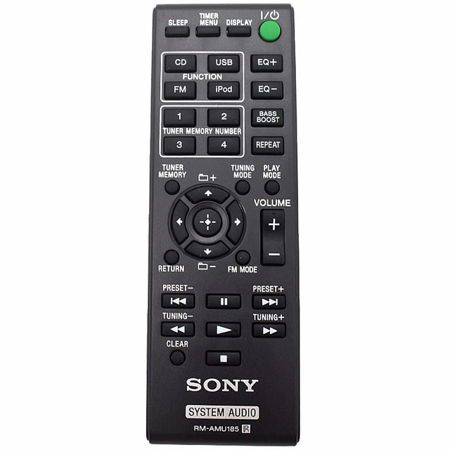VINABTY RM-AMU009 Télécommande de Remplacement pour Sony MHC-EC609iP
