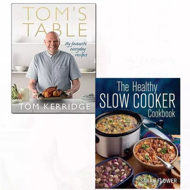 Tom's Table My Favourite Everyday, Healthy Slow Cooker 2 Books Collection Set