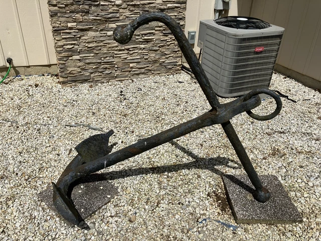 Vintage Ship Anchor / ADMIRALTY STYLE / Northeast Waters Recovery / Good Cond. 