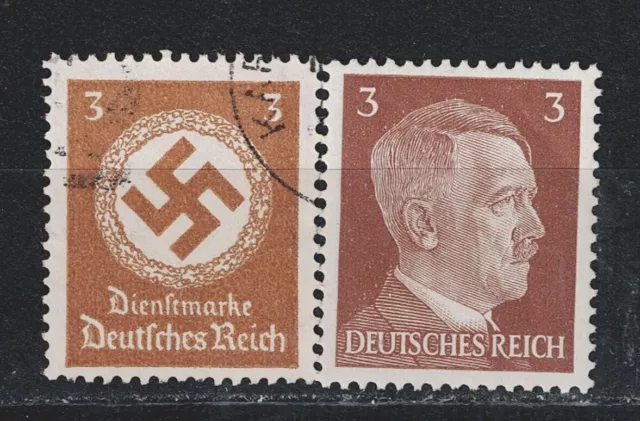 Germany WW2 Third Reich Symbols stamps 1942 MHH/U brn A-2