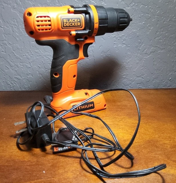 BLACK & DECKER LDX172 7.2 Volt Drill Keyless Chuck Cordless No Charger Tool  Only