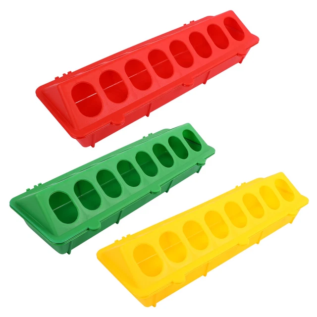 3 Pcs Mangeoire Pour Volaille Distributeur De Nourriture Poulet