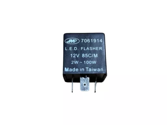 RELE INTERMITTENZA RELAY PER FRECCE LED 12v A 3 POLI PER MOTOCICLO UNIVERSALE