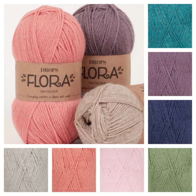 DROPS Air Wool Yarn Fluffy Aran Baby Alpaca Merino Knitting