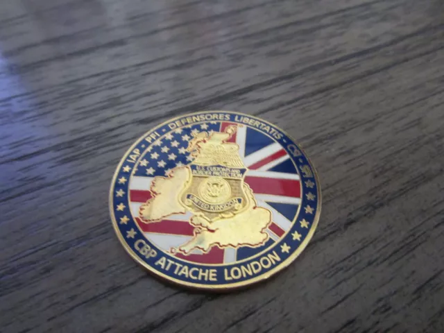 CBP Customs & Border Protection Attache US Embassy London Challenge Coin #428U