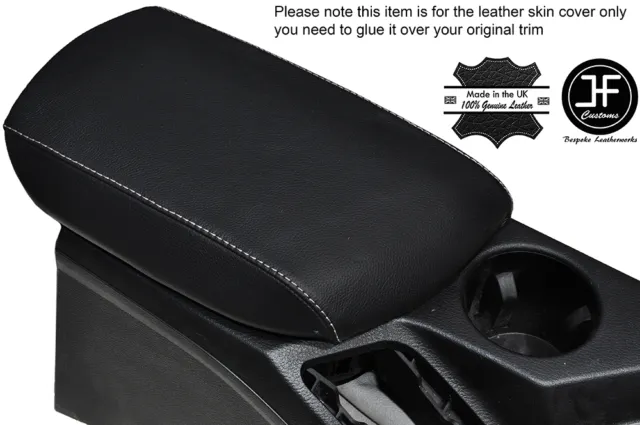 White Stitching Leather Armrest Lid Cover Fits Bmw X1 E84 2009-2015