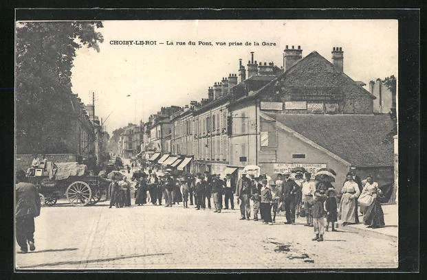 CPA Choisy-Le-Roi, La Rue du Pont