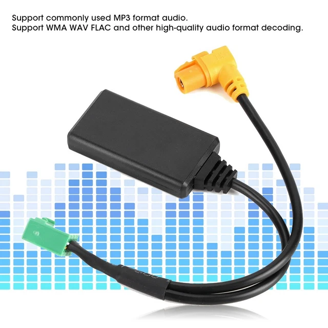 Hot Car 12Pin AUX Cable Adapter Wireless Input For Q5/A6/A4/Q7/A5/S5