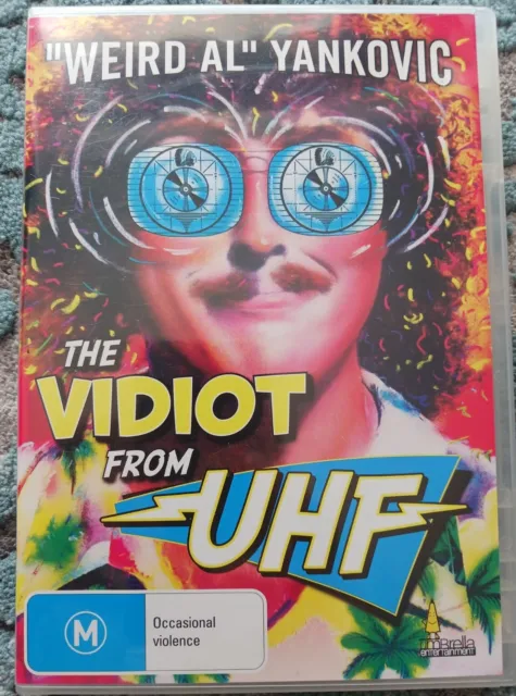 The Vidiot from UHF DVD Weird Al Yankovic Fran Drescher REGION 4 COMEDY RARE OOP