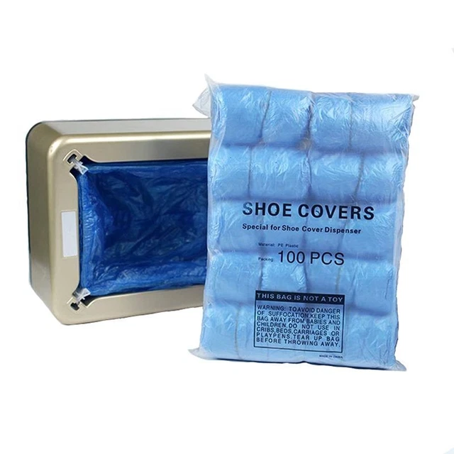 Disposable T-Buckle Overshoes for Automatic Shoe Cover Dispensers Dustproof Boot