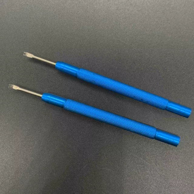 2 x Metal Precision Watch Hand Remover Pin Lever Replace Watchmaker Repair Tool