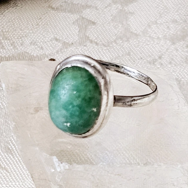 Bague argent 925 pierres noires, poinçonnée (D'occasion) à montreux pour CHF 9 – avec livraison