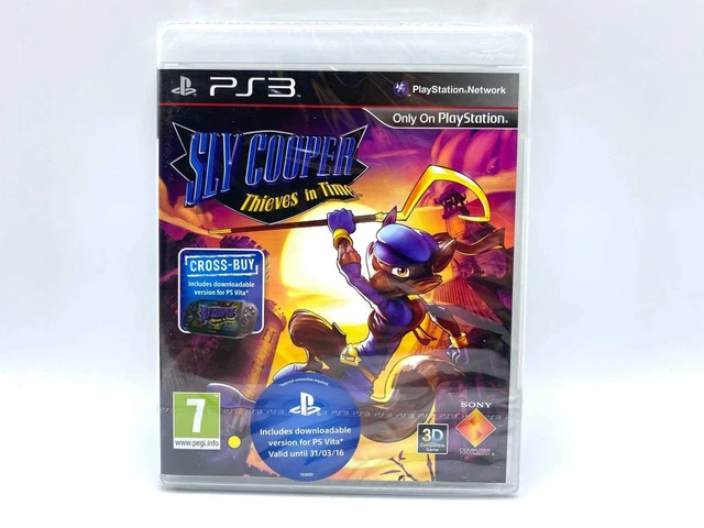 Sly Cooper: Ladri Nel Tempo Per PS3, PAL, Italiano, Nuovo Sigillato, Sony