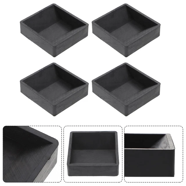 4 piezas tapas de goma para muebles de rodillos de dirección patas de silla patas de silla
