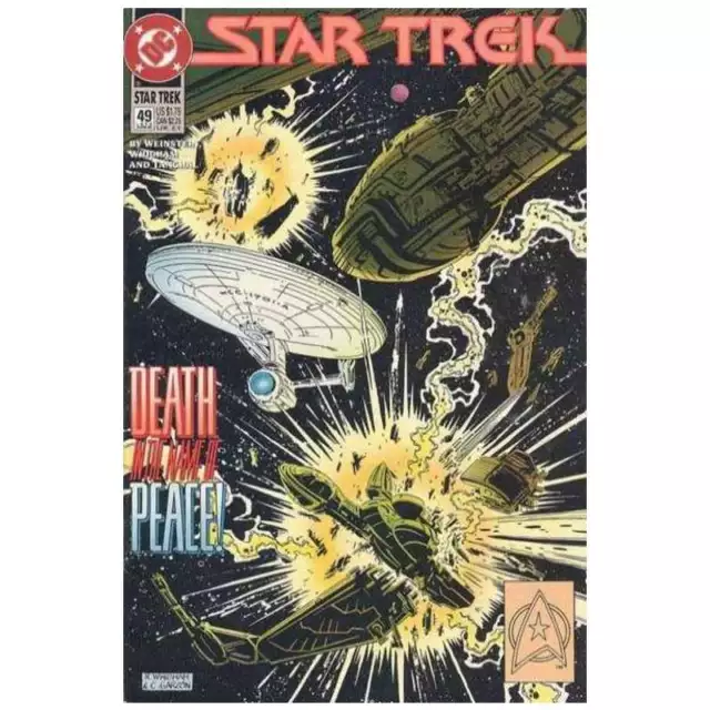 Star Trek (1989 series) #49 in Near Mint + condition. DC comics [t{