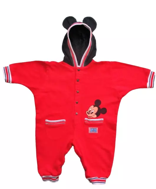 grenouillère / combinaison vintage MICKEY Euro Disney baby / 12 mois