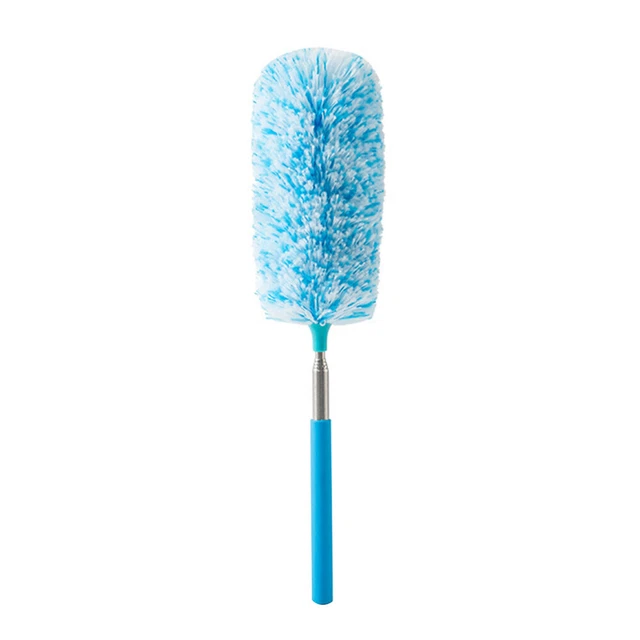 Polvo de microfibra retráctil polvo lavable azul acero inoxidable