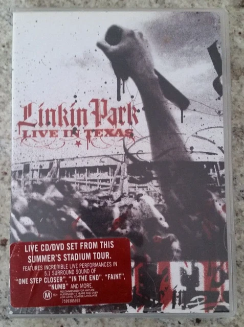 LINKIN PARK: LIVE In Texas DVD, (VERY GOOD) REGION 4 $11.29