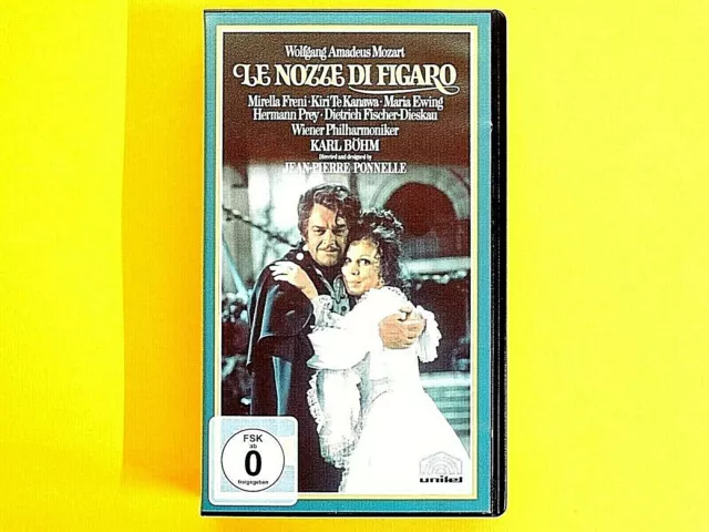 VHS-Video: Le nozze di Figaro - Wolfgang Amadeus Mozart * Z: sehr gut *gebraucht