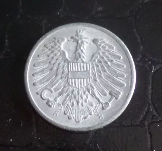 Austrian Coin: 2 Groschen 1957 Austria Second Republic (Aluminum)