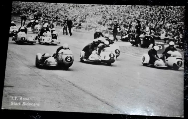 60900 Ak Auto Courses de Moto T. T. Assen Début Sidecars Danemark
