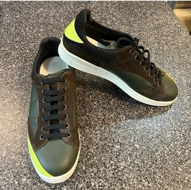 Mens Green And Yellow Sneakers FOR SALE! - PicClick
