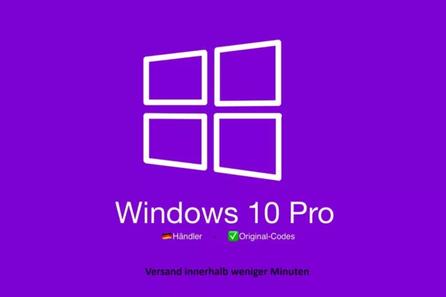 Microsoft Windows 10 Pro 32/64Bit Einzellizenz Versand innerhalb weniger Minuten