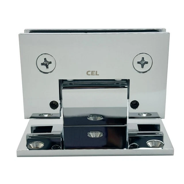 CGEN344, Adjustable Wall Mount Offset Back Plate Hinge for Frameless Shower Door