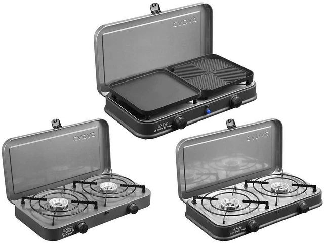 CADAC 2-Cook Kocher Pro Stove 50 Mbar – Kompakter Campingkocher Mit Zwei Brennern, Perfekt Für Outdoor