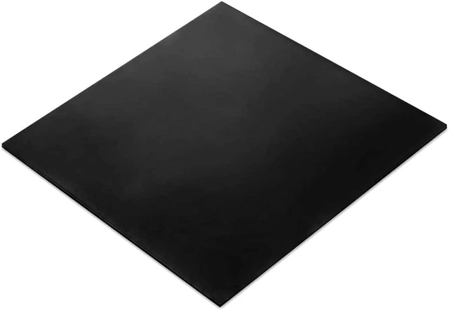 MATNIKS Silicone Rubber Sheet 12X12-Inch by 1/8 Black Duro A65 High-Temperature