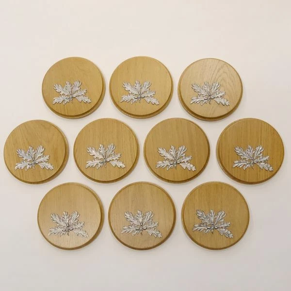 10 Pieza Keilerschilder Redondo Claro Af 13cm Gewaffbrett Placa Con 10 X Portada