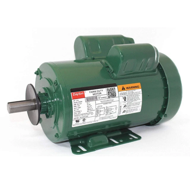 DAYTON 6K886 Frm Dty Mtr,CapStrt,TEFC,1-1/2HP,1725rpm