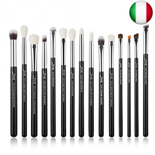 Jessup 15Pz Pennelli per trucco professionale Set pennelli Strumenti cosmetici