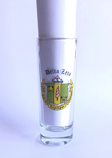 Delta Zeta Sorority Shot Glass Barware Tall Shooter College