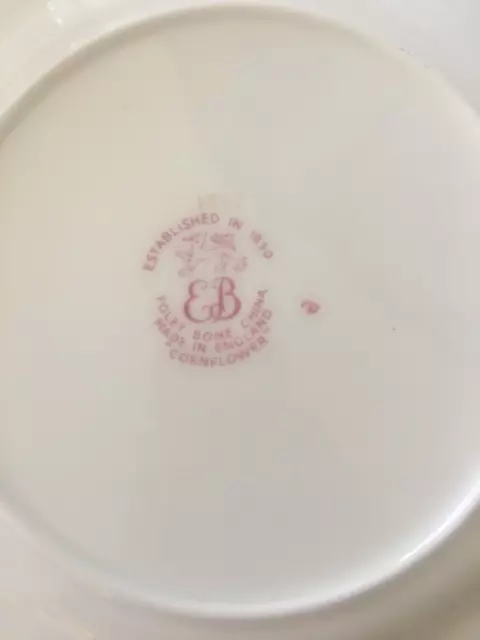 E B Foley Cornflower Dinner Plate 2