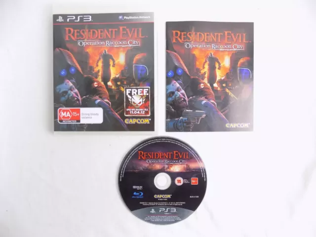 Mint Disc Playstation 3 Ps3 Resident Evil Operation Raccoon City - Inc Manual...