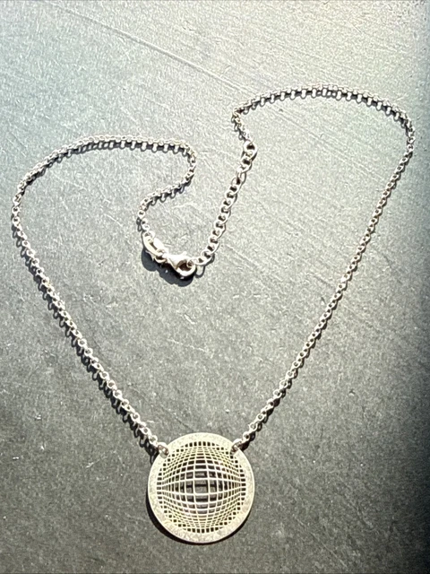 Très Belle , vieux Chaîne, Collier, 925 Argent