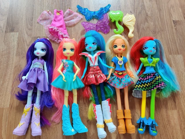 MY LITTLE PONY Equestria Girls Rainbow Rocks Dolls X 5 £12.50 - PicClick UK