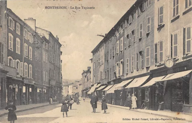 Cpa 42 Montbrison La Rue Tupinerie