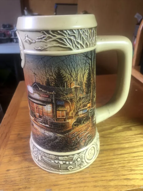 Miller Beer Stein 1997 Welcome to Paradise Terry Redlin Ducks Unlimited Vintage 3