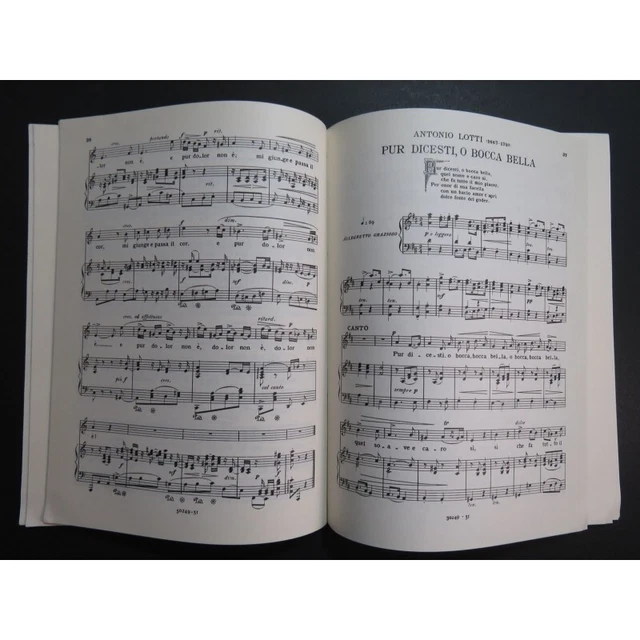 Arie Antiche ad una Voce 30 Pièces Chant Piano 1989 5