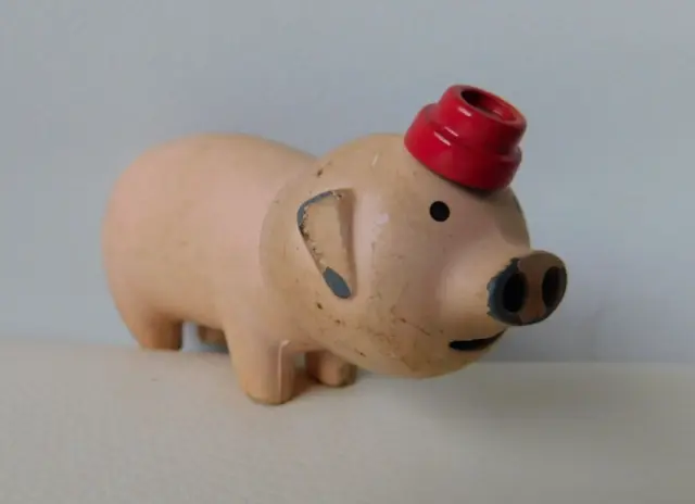 pink PIG vintage refillable butane lighter metal 3" novelty cigar cigarette