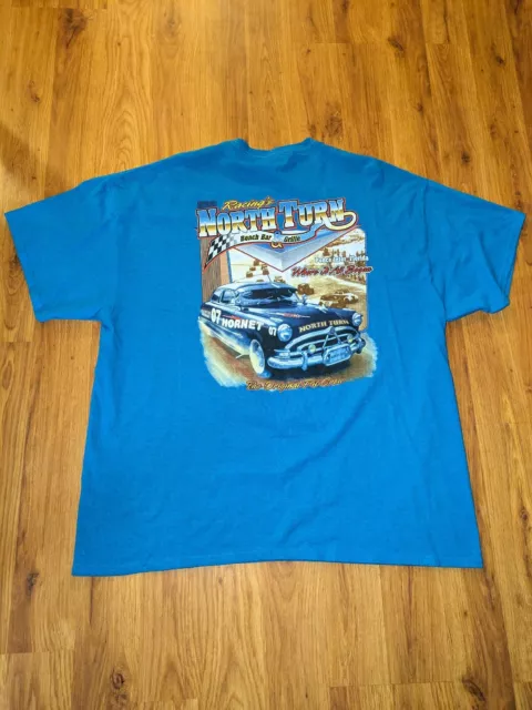 North Turn Beach Bar & Grille, Ponce Inlet, Fl. T-Shirt, 2Xl Blue